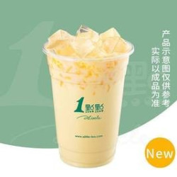 一点点奶茶 甜橙奶绿（中杯）