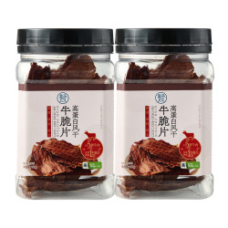 盒马 高蛋白风干牛脆片 100g*2罐