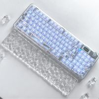 狼蛛 亚克力掌托透明键盘手腕垫电竞游戏办公NB98手托
