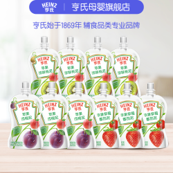 亨氏 无添加果蔬泥 宝宝零食 亨氏果泥 6月+可食果蔬泥 佐餐