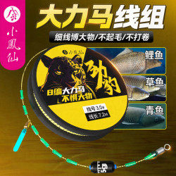 小凤仙 大力马主线成品线组鲢鳙大物斑点隐形钓鱼线