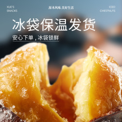 薛记炒货 冰栗子 430g*2 冻栗子袋装 即食板栗