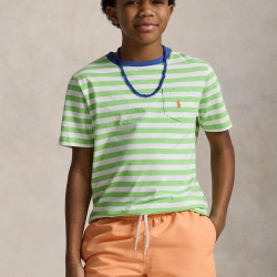 RALPH LAUREN Boys 8-20 Striped Ringer T-Shirt 男大童T恤 三色可选
