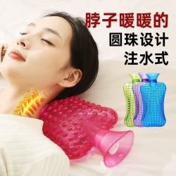 热水袋注水灌水热敷颈椎枕腰椎专用加厚暖水袋