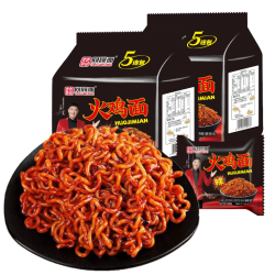 同碗面 火鸡面袋装方便面 咸蛋黄拌面 小龙虾炸酱面 100g*3+30g*2