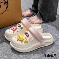 洋山公羊 卡通外穿洞洞鞋女款2026新款爆款夏季防滑EVA情侣凉拖鞋