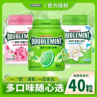 绿箭 无糖口香糖56g瓶装原味清新口气口香糖解馋零食糖果