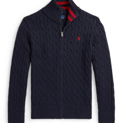 RALPH LAUREN 大童款全拉链毛衣