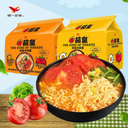 统一 茄皇番茄牛肉面鸡蛋面 方便泡面 袋装