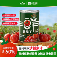 冠农股份 25产冠农新疆番茄丁罐头西红柿丁400g/罐 懒人必备