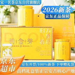 宋一 2026新茶明前特级黄金芽安吉白茶礼盒200g