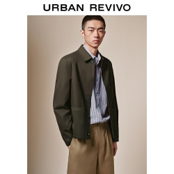 UR UR2025秋季新款男时尚商务轻通勤多口袋饰夹克外套UMM150008