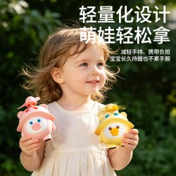 纽奇 儿童手持usb风扇挂立办公室可桌面迷你充电空调扇便携式随身制冷小风扇小型强力电风扇低音宿舍降温神器