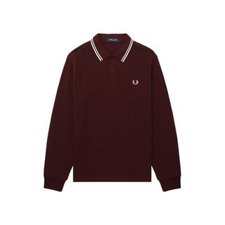 FRED PERRY 男装长袖POLO衫 红色 2XL
