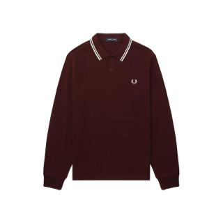 FRED PERRY 男装长袖POLO衫 红色 2XL