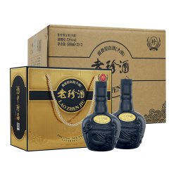 珍酒 老珍酒 酱香型白酒 53度 500ml*2瓶*3盒 礼盒整箱装
