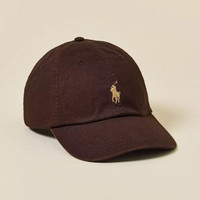 RALPH LAUREN 男款 运动斜纹棉布棒球帽