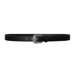 RALPH LAUREN 全粒面真皮 黑色 皮带