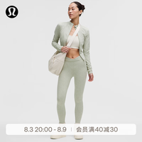 lululemon Softy Suedey运动交叉腰速干紧身裤子