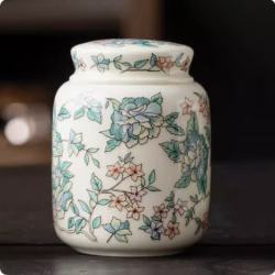 景盏 景德镇山茶花功夫茶具盖碗茶杯陶瓷珐琅彩三才