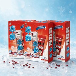 旺旺 冰品冻痴红豆+牛奶口味棒冰85ml*12支