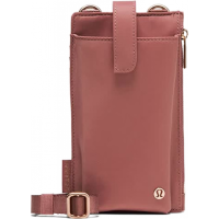 lululemon LU9CWTS 拒水 Phone手机斜挎包 暮色粉 O/S
