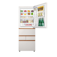 东芝 （TOSHIBA） 464升 小白桃 五门纯平嵌入冰箱 GR-RM488WI-PG1D3
