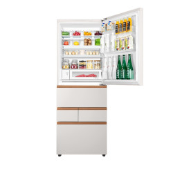 东芝 （TOSHIBA） 464升 小白桃 五门纯平嵌入冰箱 GR-RM488WI-PG1D3