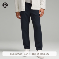 lululemon New Venture 男士松紧腰长裤 *常规款