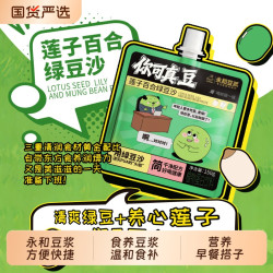 永和豆浆 食养绿豆沙冰红豆沙150g*10袋