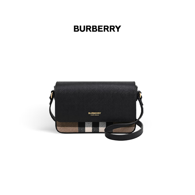 BURBERRY 巴宝莉女士经典黑色单日常实用肩包80840281/81072691 礼物七夕