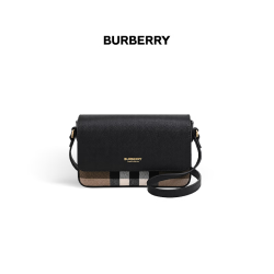 BURBERRY 巴宝莉女士经典黑色单日常实用肩包80840281/81072691 礼物七夕