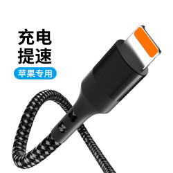 洛斯达 Lightning适用于苹果手机数据线充电线 A-苹果灰斑马色 2m（买二送一）