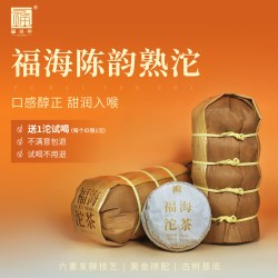福海茶厂 2025年沱茶陈韵熟茶古树基料5年老料熟茶普洱茶茶叶笋壳