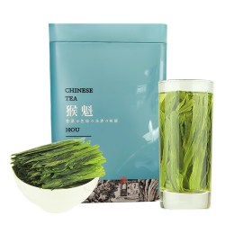 青序 2023新茶猴魁太平布尖绿茶安徽黄山猴魁茶叶头采春茶散茶250g罐装