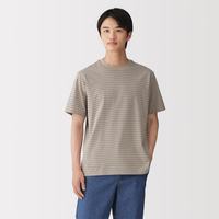 無印良品 MUJI AB1MKA6A 男式天竺编织圆领短袖T恤