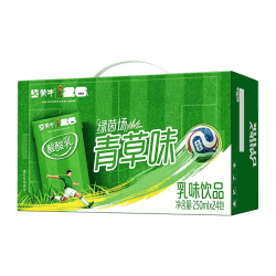 蒙牛 酸酸乳乳味饮品青草味乳味饮品利乐包250ml×24包