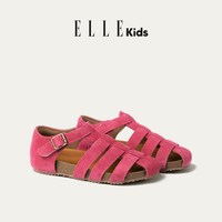 ELLE kids 新款罗马鞋包头凉鞋勃肯鞋