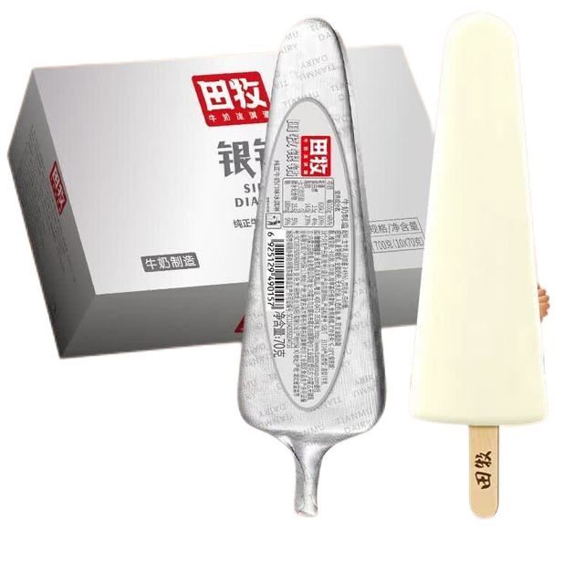 田牧 冰淇淋银钻牛奶味10支