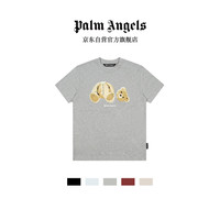 Palm Angels 短袖t恤男2026新款断头熊潮牌时尚情侣圆领上衣男女同款浅灰色 XL