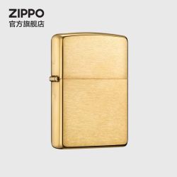 ZIPPO 经典黄铜 168 镜面打火机 铜厚壳沙子 新机无油