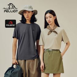 伯希和 户外Polartec Power Dry速干透气吸湿排汗T恤