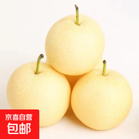 京东 正宗河北皇冠梨 产地直发 现摘现发 脆甜多汁梨子整箱新鲜水果 皇冠梨净重8.5斤