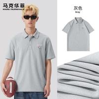马克华菲 男士棉珠地短袖POLO衫