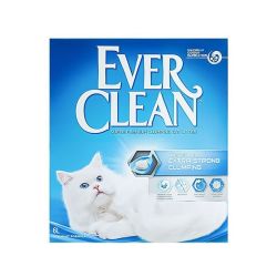 铂钻 EverClean铂钻猫砂活性炭高效除臭膨润土矿石猫砂除臭金标 小蓝盒6磅(5.4kg)-结团-微损