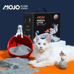 宠多滋 宠物矿石猫砂铂钻铁锤猫舍除臭魔球膨润土混合猫砂宠物用品 1箱9kg