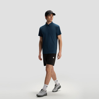 迪桑特 TRAINING系列 TRICOT凉感防晒UPF50+ 深蓝色 XL POLO衫