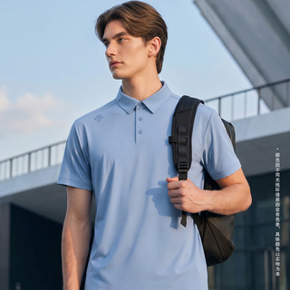 迪桑特 TRICOT凉感防晒UPF50+ 蓝色 2XL POLO衫