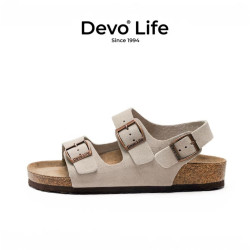 Devo Life 男女软木拖鞋勃肯鞋