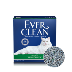 铂钻 EverClean猫砂膨润土无尘 活性炭 除臭猫砂 绿标舒敏11.3kg 现货